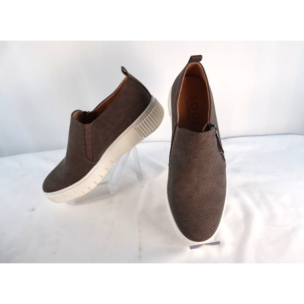 Soul Naturalizer Turner Women's Brown Slip-On Sneakers Size 7.5 US‎